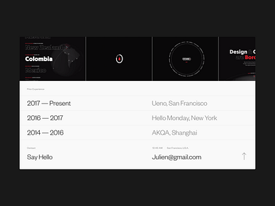 Julien Renau - Portfolio Design developer editorial ui uiux web webdesign