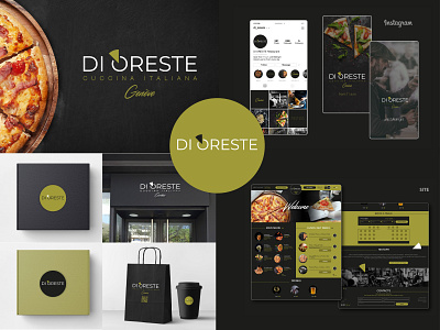 Logo, corporate identity for restaurant in Switzerland branding corporate identity graphic design logo logotype website