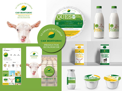 Logo, corporate identity and packaging for goat farm in Spain branding corporate identity graphic design graphic designer logo packaging