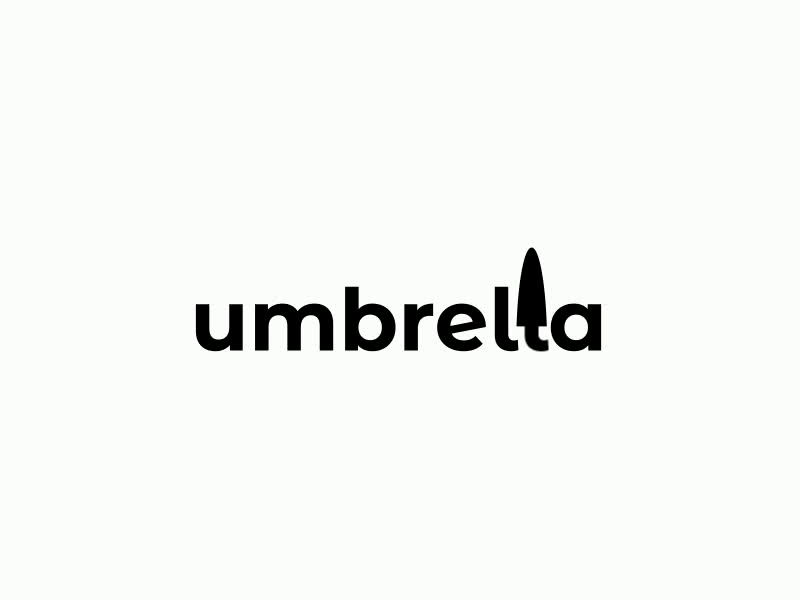 Umbrella Wordmark challenge dailylogo dailylogochallenge logo umbrella