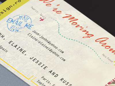 Announcement Card card invitation letter plane print ticket