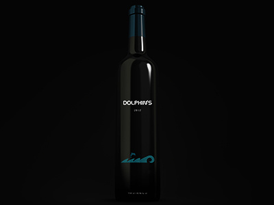 Wine bottle dolphin packaging wine