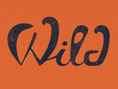 Wild lettering wild