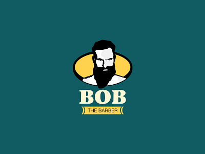 Day 13, Bob The Barber daillylogo dailylogochallange illustration logo