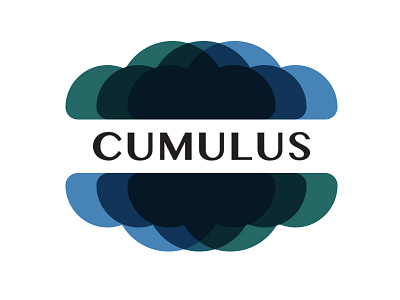 Cumulus, Day 14 cloud logo dailylogochallange illustration logo