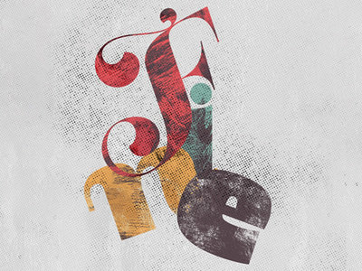 Fine alan behance challenge fine kitching letter texture typography