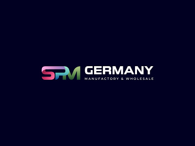 SPM modern logo creative logo gradient logo letter logo modern logo monogram logo spm spm letter logo spm logo