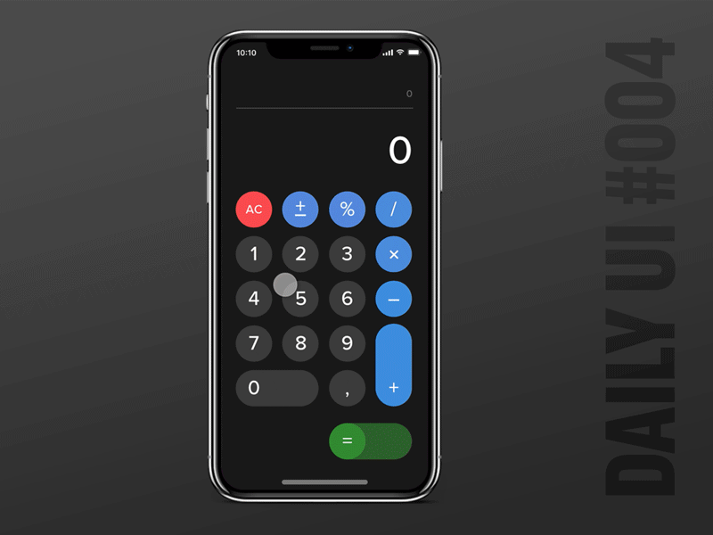 [Daily UI Challenge #004] Calculator appdesign dailyui signup ui uidesign uiinspiration uitrends uiux userexperience userinterface ux uxdesign