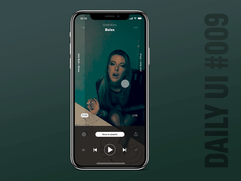 [Daily UI Challenge #009] Music Player appdesign dailyui signup ui uidesign uiinspiration uitrends uiux userexperience userinterface ux uxdesign