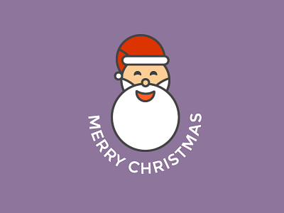 Merry Christmas :) christmas circle illustration santa vector xmas