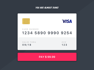 Dailyui 002-Credit Card Checkout