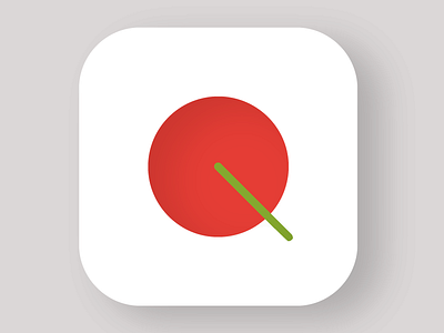 Qershia app design flat icon qershia