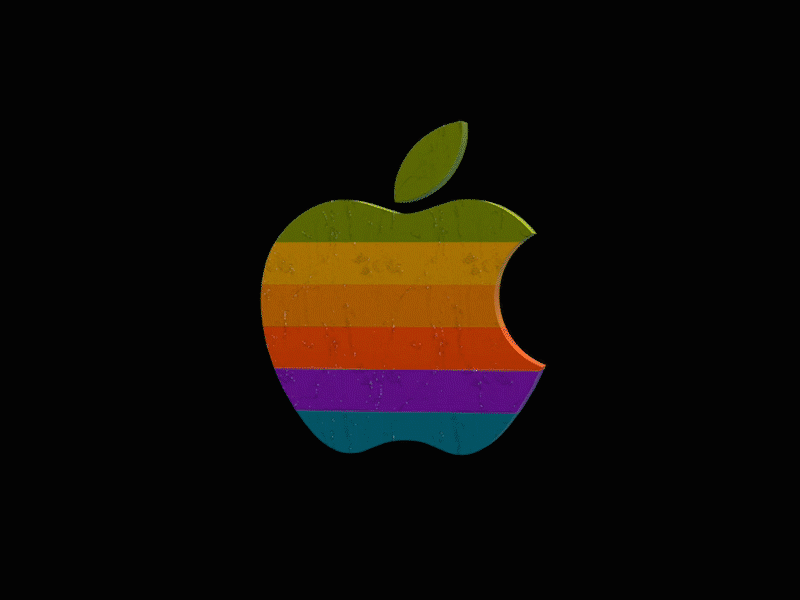 Apple in Color 3d branding c4d cinema4d design logo substance painter