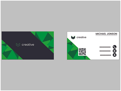 Business card design de design graphic design