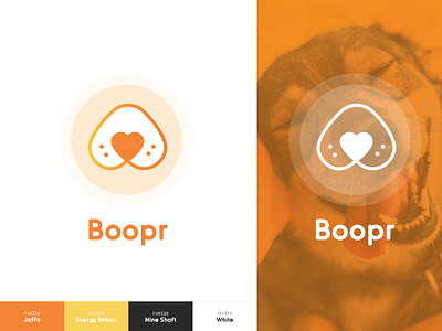Boopr adopt branding dog dog app dogs logo pet pet adoption pets