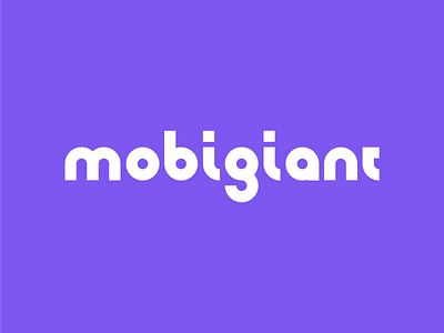 Mobigiant · Logo branding font identity logo logo design logotype mark symbol