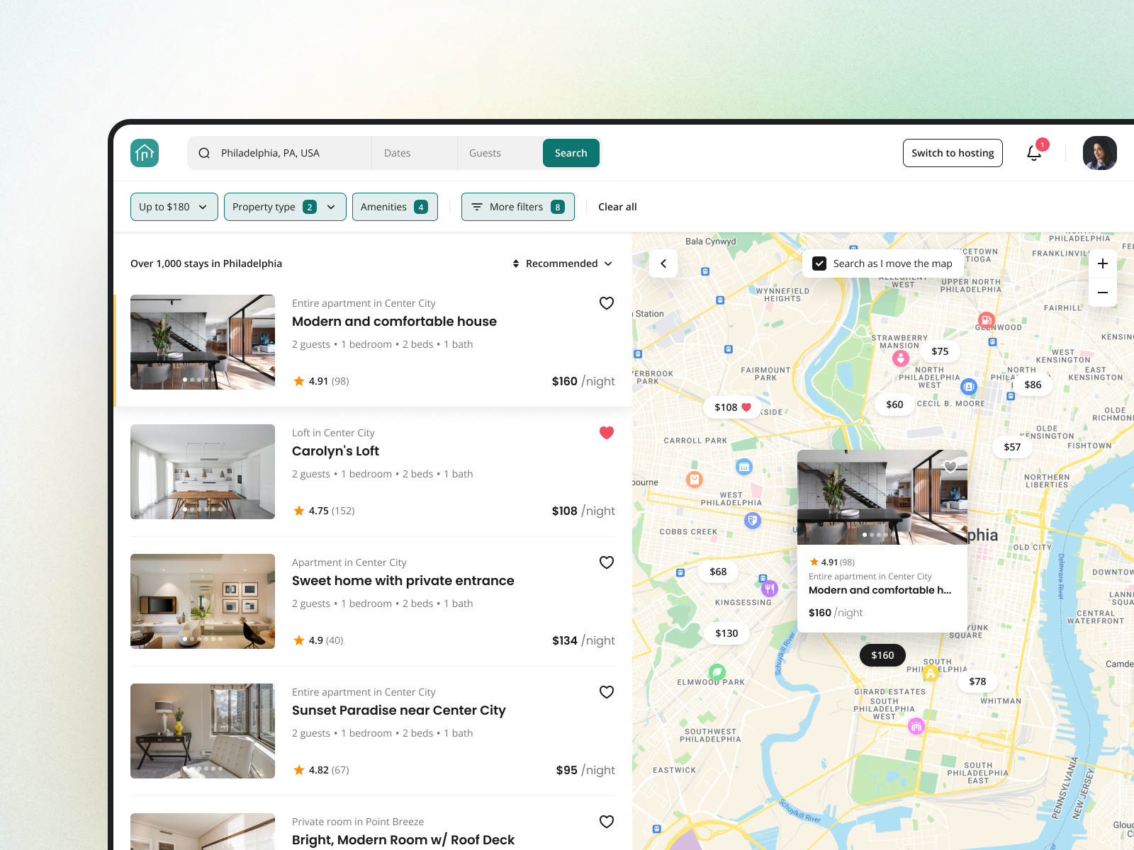 Apartment rental marketplace by Alexandr M. for UGEM on Dribbble