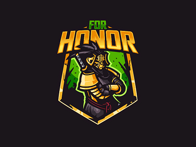 For Honor [ SELL ] battle esports honor legend logo medieval samurai sports sword team war