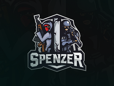 Spenzer [ SELL ] badge emblem esports illustration logo sports swat tactical team terrorist