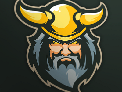 The Viking [ SELL ] badge emblem esports knight logo medieval sports team viking