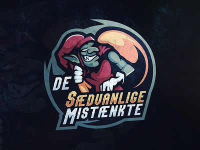 De Sædvanlige Mistænkte badge burglar emblem esports goblin logo mascot medieval sports team thieft warcraft