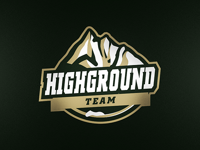 High Ground Team cancer esports gaming graphics mountain sports team vintage vintages