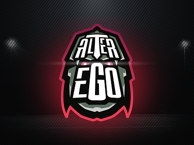 [ SELL ] Alter Ego Esports Logo army badge emblem esports game games gaming graphics illustration logo mascot skull sports team