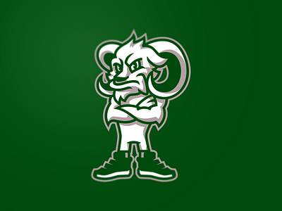 [ SELL ] Rams Mascot badge emblem esports game gaming goat graphics illustration lamb logo mascot ovoz rams sheep sports team