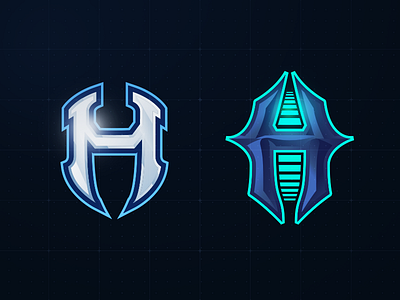 [ SELL ] H initial logo badge custom design emblem esports games gaming graphics h initial logo sports team type typography