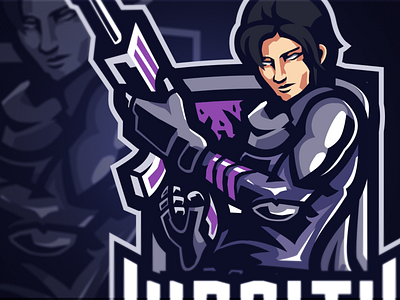 Wraith APEX LEGENDS character apex bangalore bloodhound cancer caustics emblem esports fornite games gaming gibraltar graphics illustration legends logo mascot pubg sports team