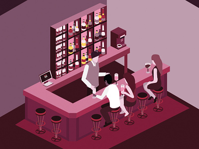 Pub Time illustration pub