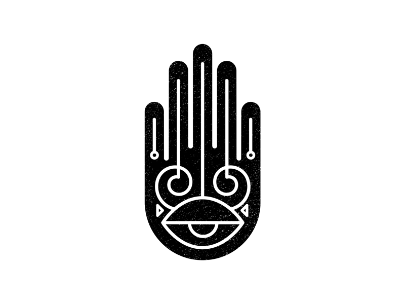 One Tribe logo exploration hamsa hand logo lotus lotus flower lotus pose minimal process yoga yogi