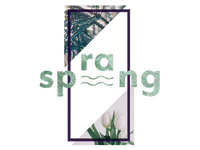 Sprang editorial letter print sprang spring type typography