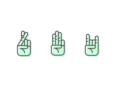 Hand Gestures by Blake Kathryn on Dribbble