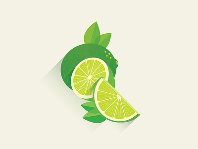 Key Lime cider flat flavor florida illustration key lime lime minimal texture