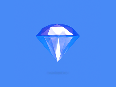 ✧・ﾟ:* 3d abstract cinema 4d diamond gem gemstone gif loop metallic minimal shiny surreal