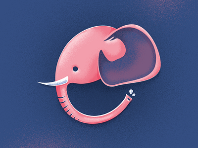 E is for Elephant 36daysoftype illustration type typedesign