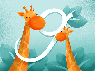 G is for Giraffe! 36daysoftype giraffe illustration type typedesign