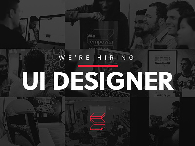 We're Hiring! designer hiring job maker team ui ux visual