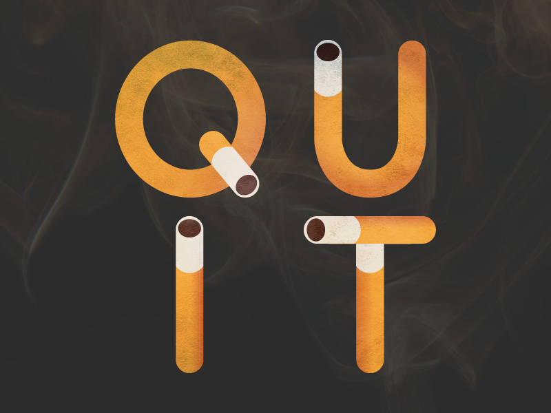 QUIT by Mel Dixon on Dribbble