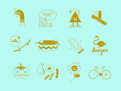 Icons for Milk, kid's clothing