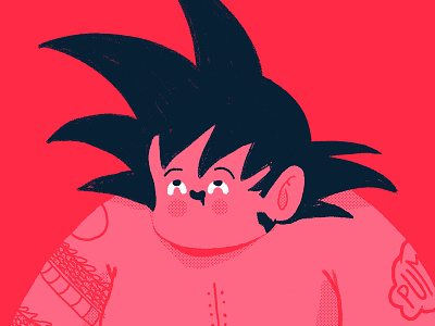 Goku character illustration