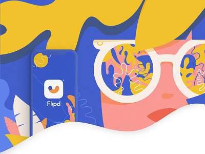 Flipd. app app branding branding brazil canada graphic design identity illustration logo ui ux vector