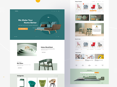 Furniture Website Design