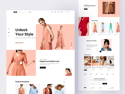 Fashion ecommerce Web design branding agency clean design ecommerce header minimal pirala rijic rijicagency rijicdesign typography ui webdesign website