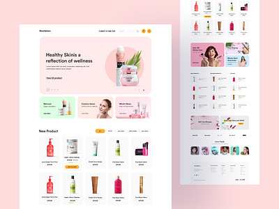 eCommerce Cosmetic Web design