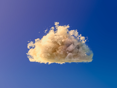 A cloud in the Sky 3d abstract art cloudfx clouds creativity digital art houdini magritte redshift sky visual art