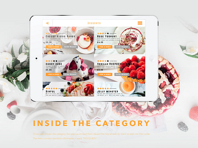 Digital Menu Design - User Interface Design (UI)