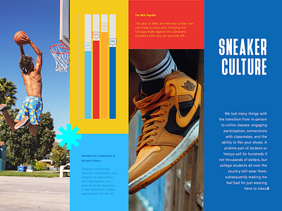 Presentation Design - Sneaker Art & Culture