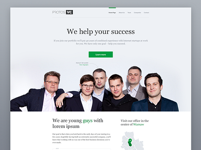 Protos Venture Capital big photo green poland protos team vc venture capital website